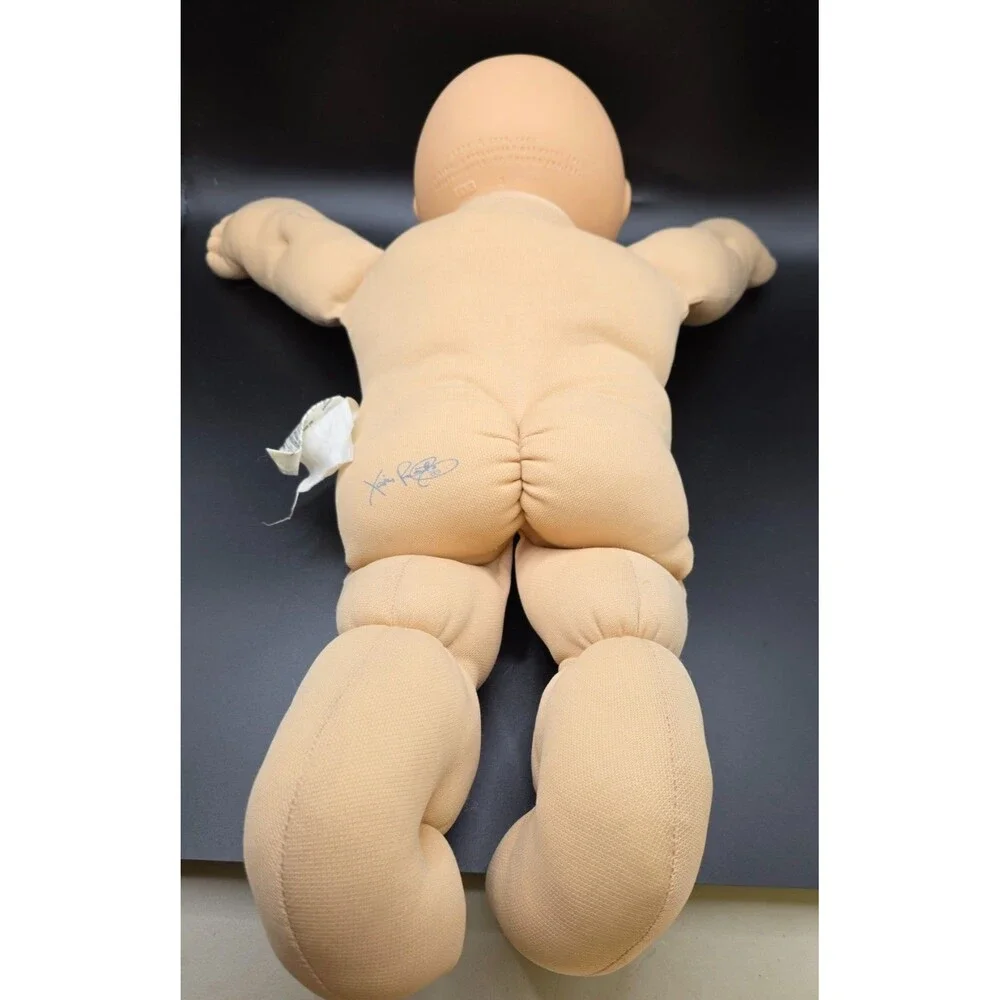 Vintage Cabbage Patch Kids Baby Doll Football Outfit Xavier Roberts Signed
